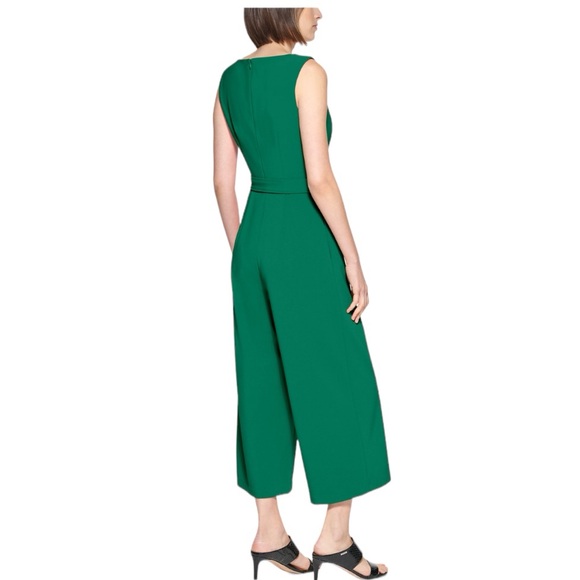 Calvin Klein- Women's Shimmer Tie-Waist
Cropped Jumpsuit, NEW - Picture 2 of 4